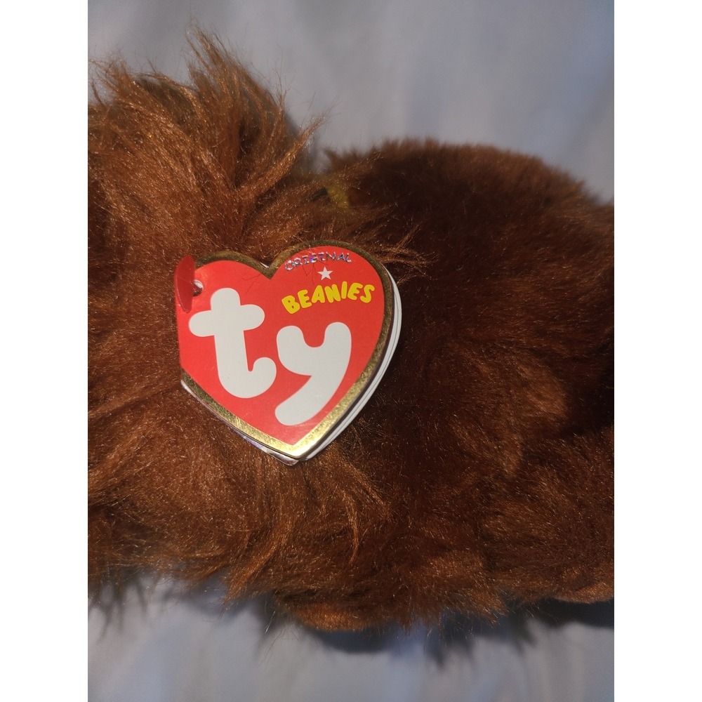 Ty Beanie Babies Duke Secret Life of Pets Brown Shaggy Dog Plush 9 Inches - Picture 7 of 16